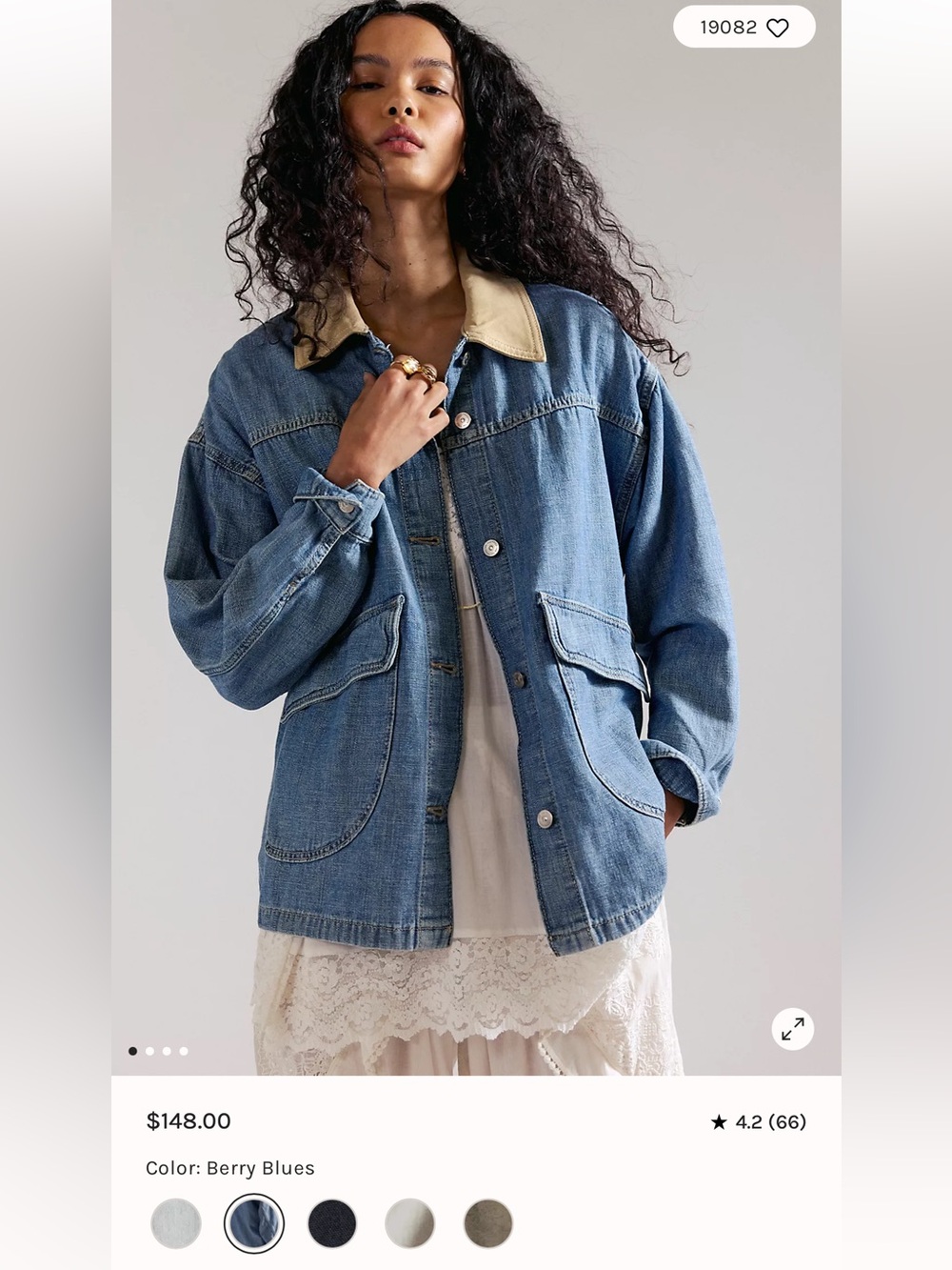 We The Free Lemon Denim Jacket
